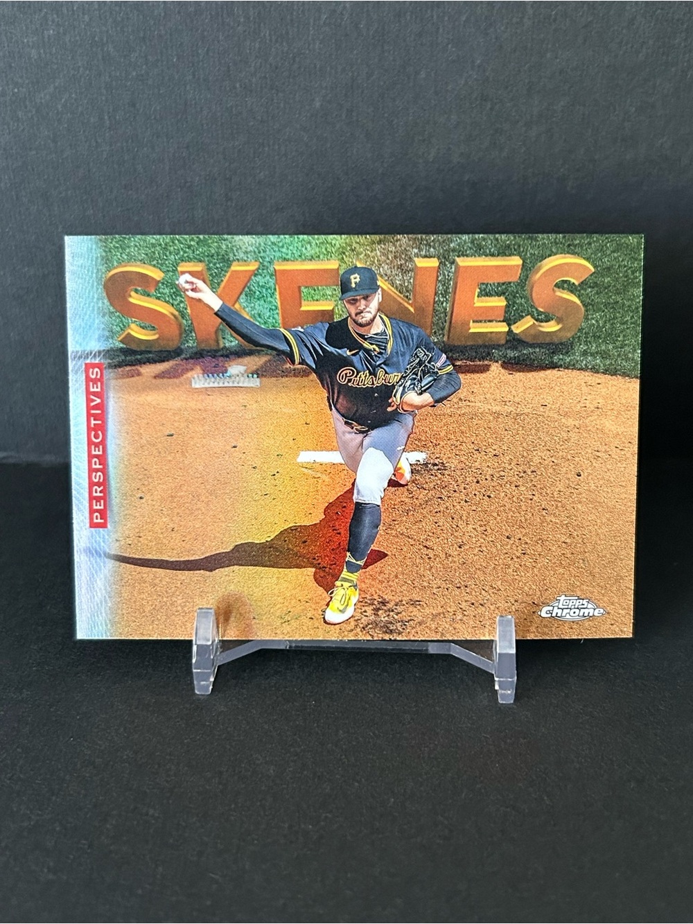 Topps Skene Baseball Card - Yellow/Black/Green
